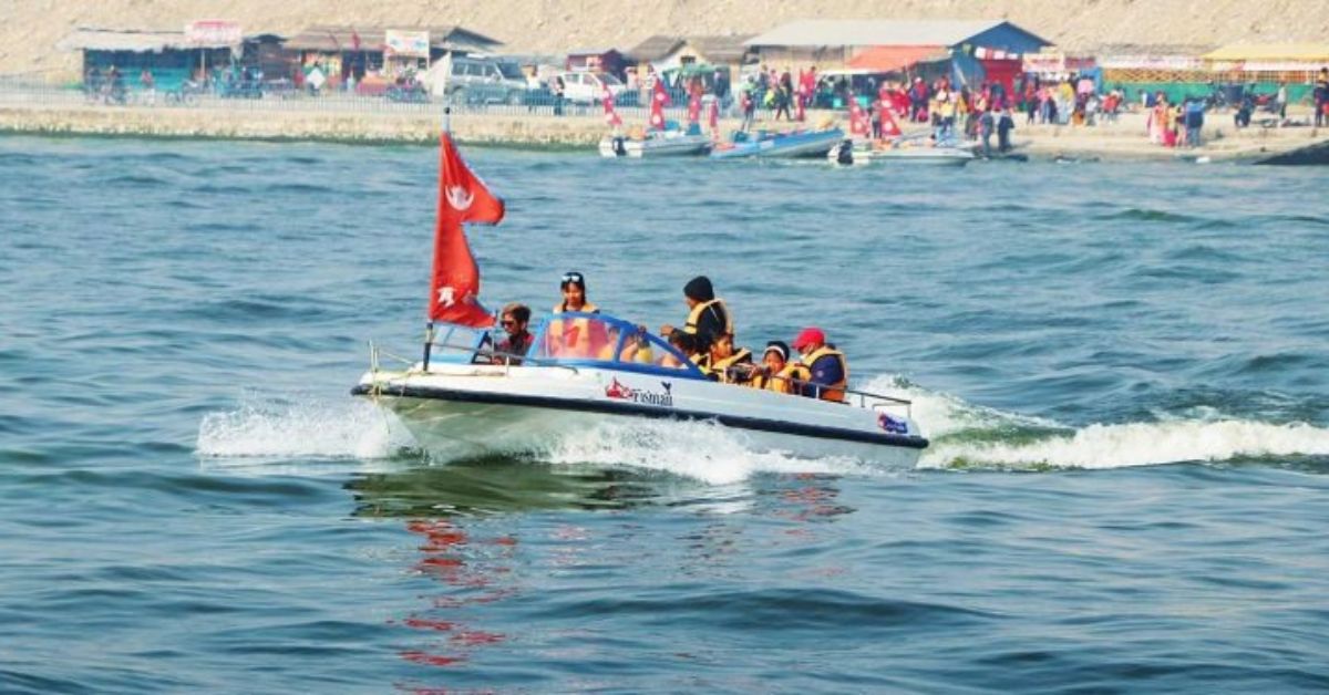 motor boat in narayani