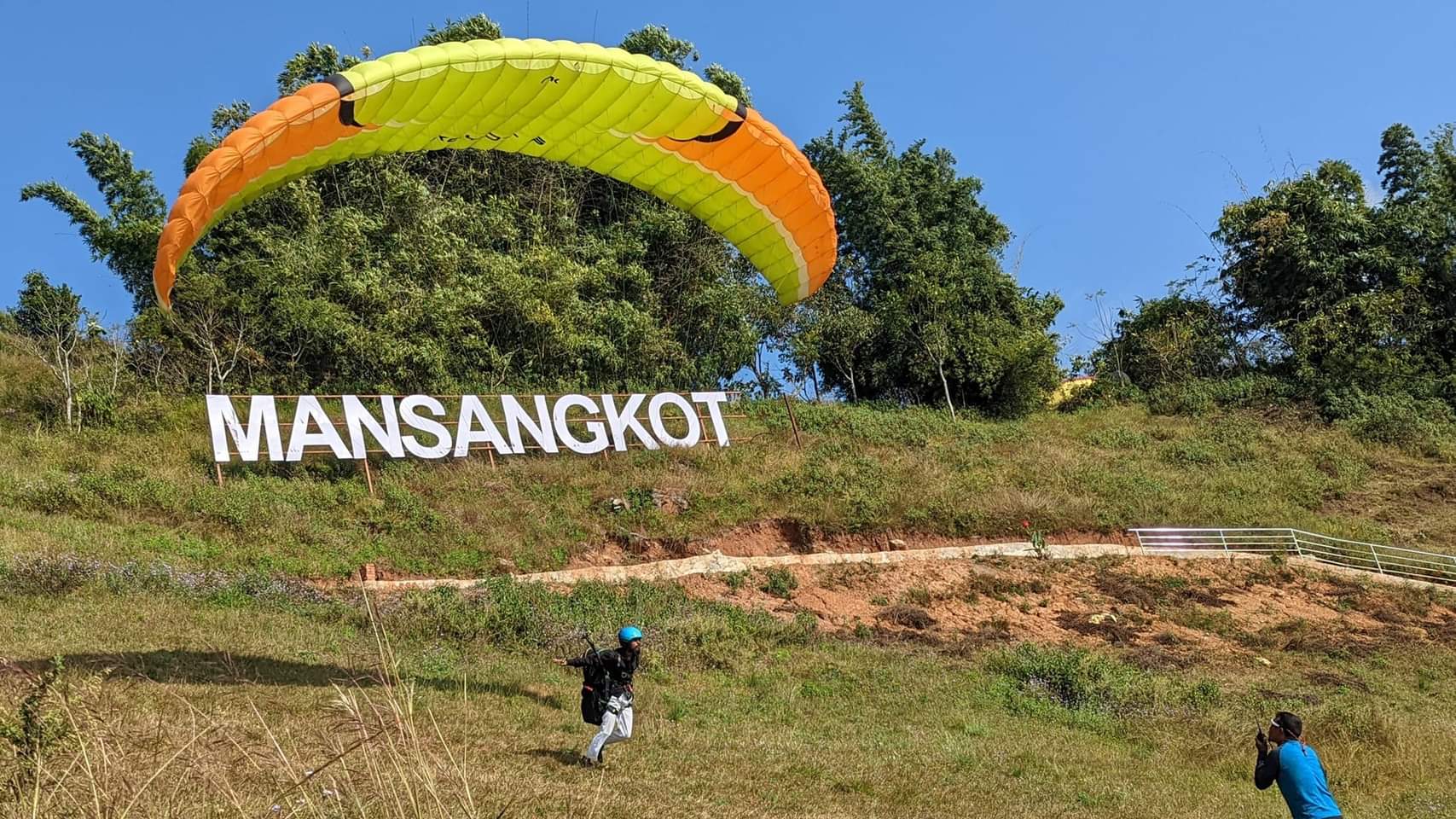 paragliding at Syangja Mansangkot