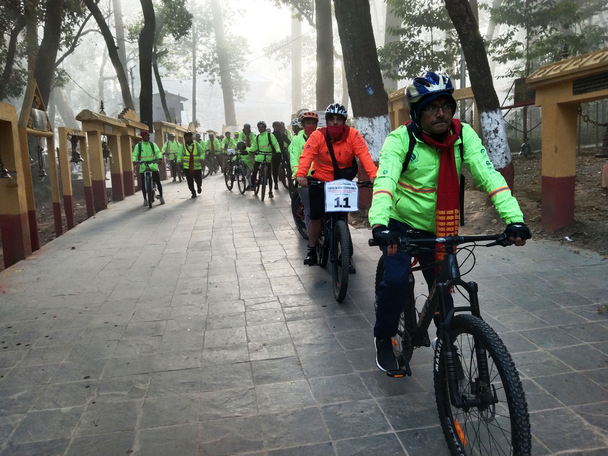 cycling baglung kalika mandir to pokhara